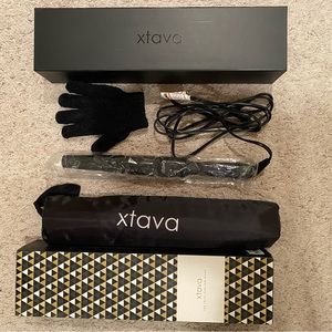 Xtava Twist Curl Curling Wand 1 To 1.5" Professional Hair Ceramic Barrel Cool